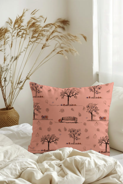 Thinking under Fig Trees 1 (Peach Pink)